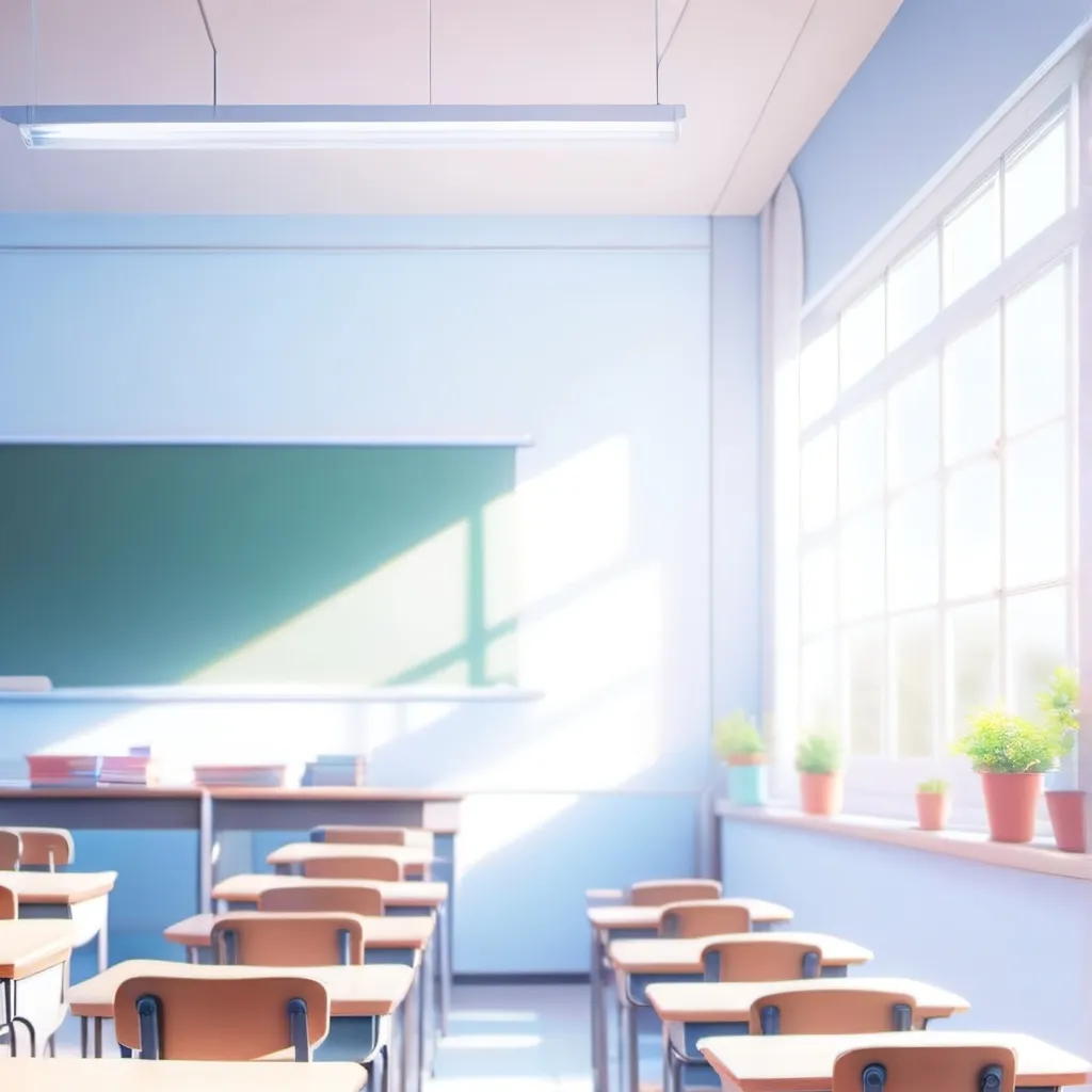 chat with ai character: classroom