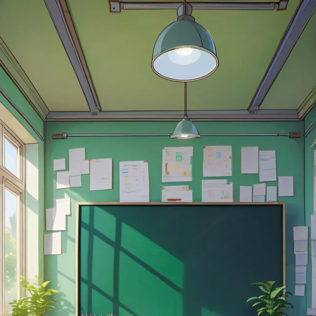 chat with ai character: classroom
