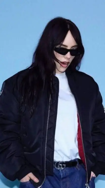 ai character: Billie Eilish  background