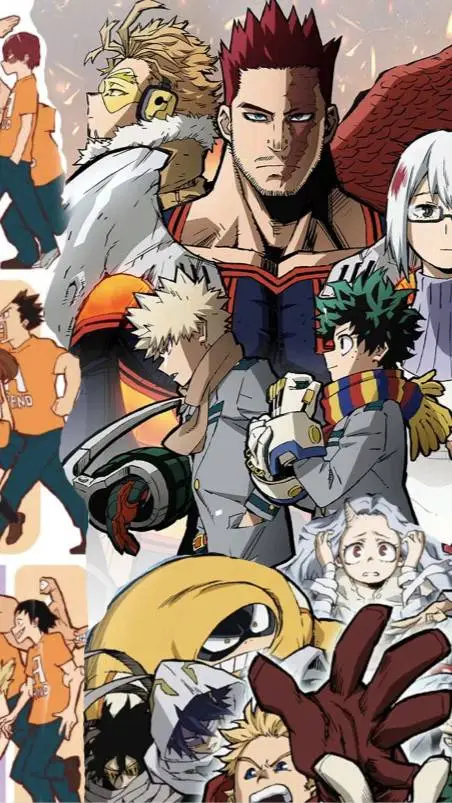 ai character: Mha x lilo&stitch background