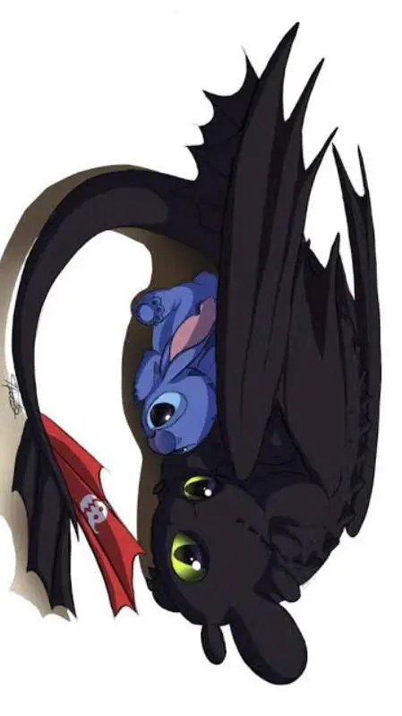 ai character: Mha x httyd background