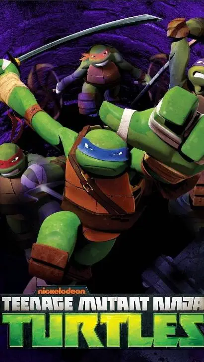 ai character: Mha x TMNT (2012) background