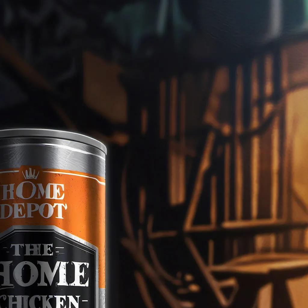 chat with ai character: Home Depot canned