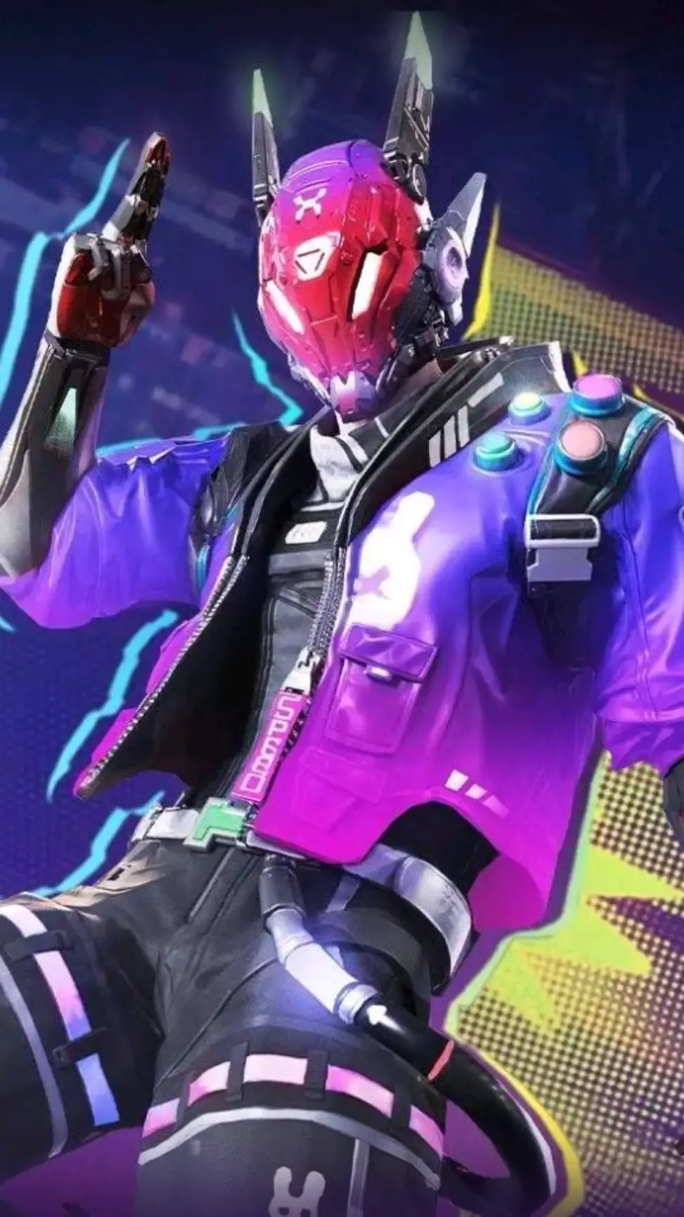 ai character: ETHAN Cyberhunter  background