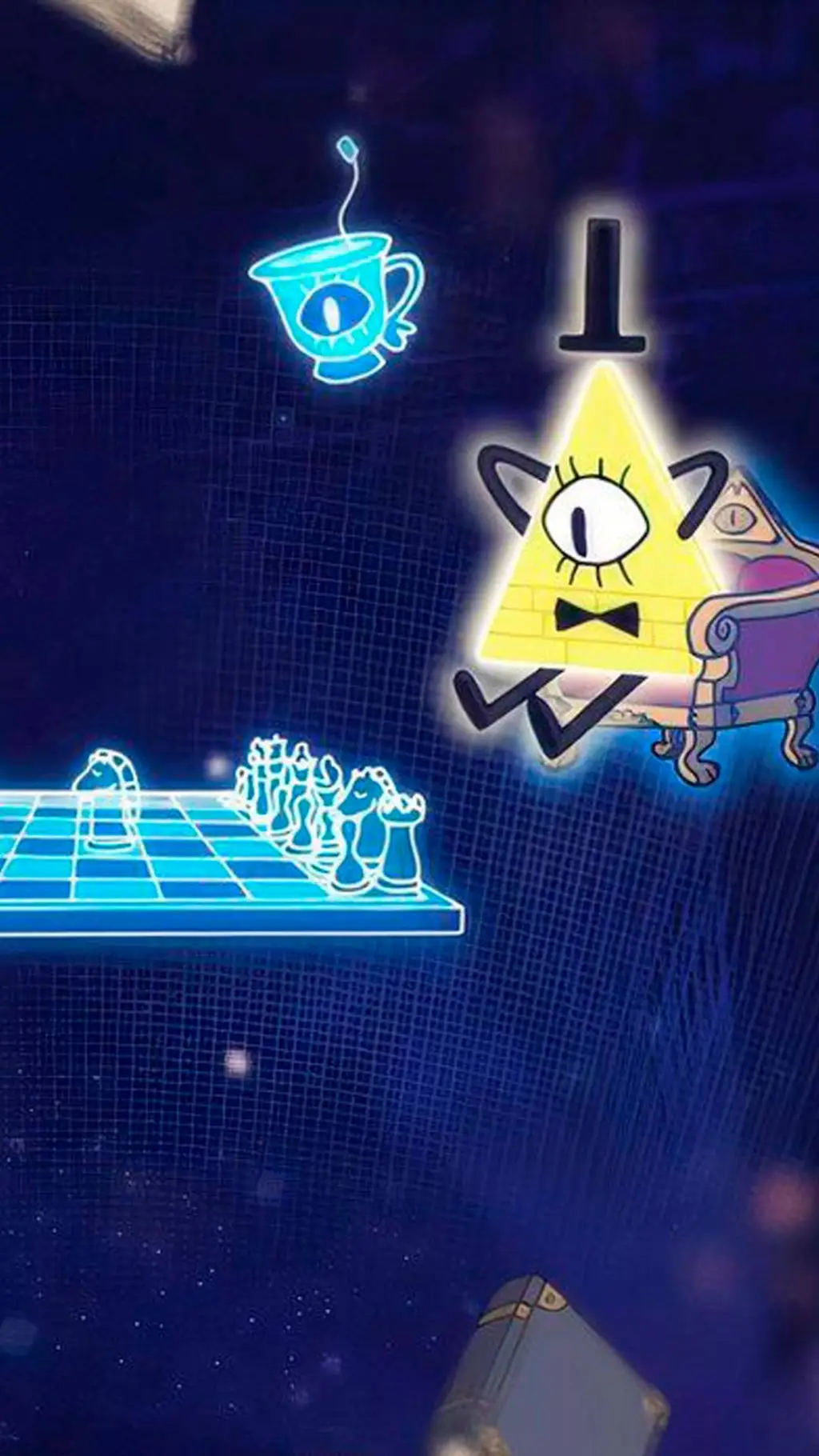 ai character: Gravity falls OC background