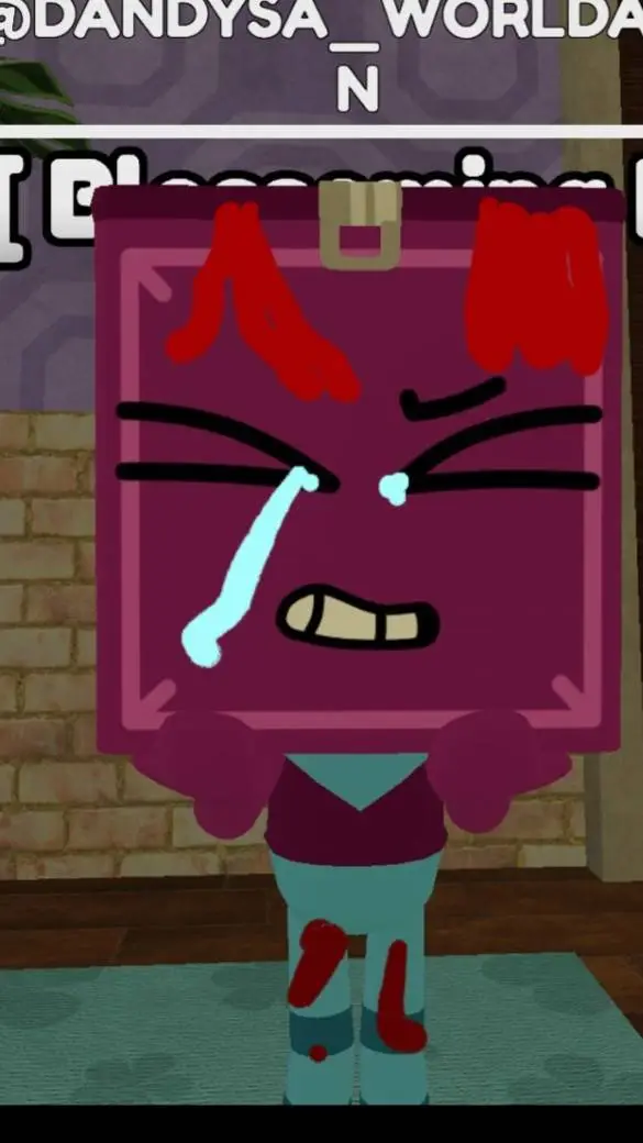 ai character: Dandys world...? background