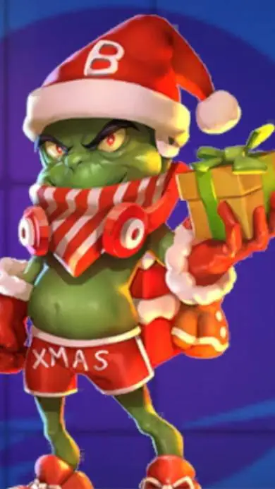 ai character: Grinch  background