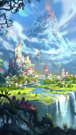 ai character: 🌀 Magical Kindom 🌀 background