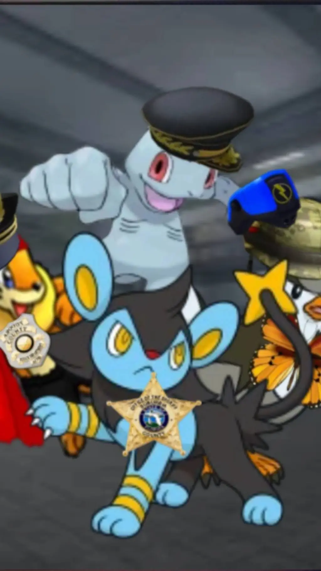 ai character: Pokemon Police (2) background