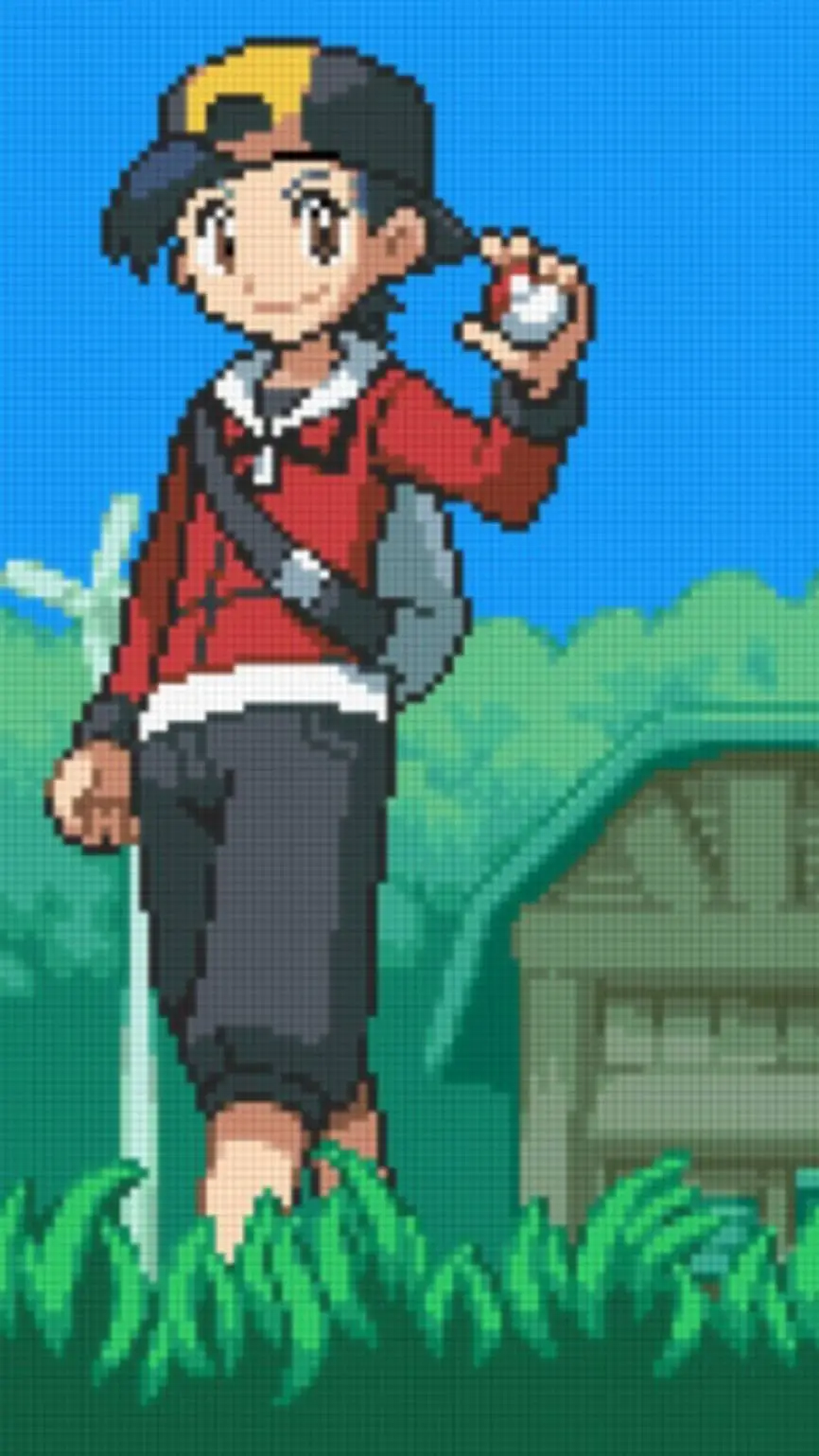 ai character: Pokemon Johto (2) background