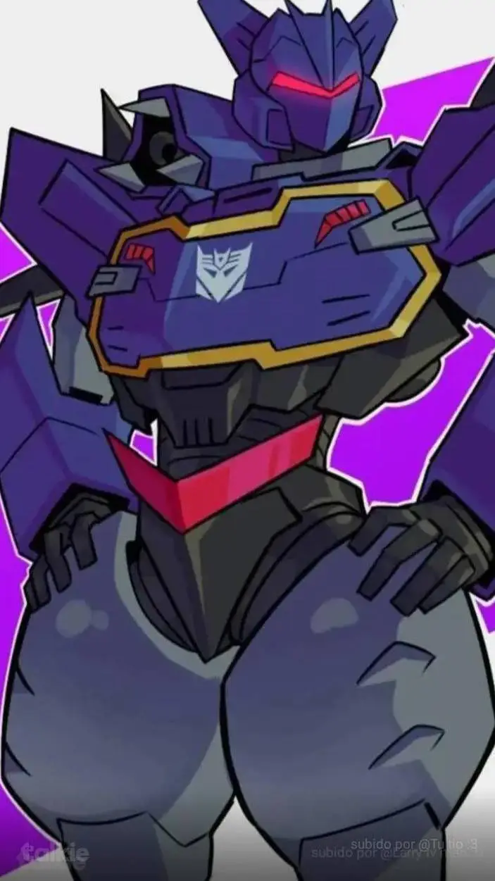 ai character: soundwave._. background