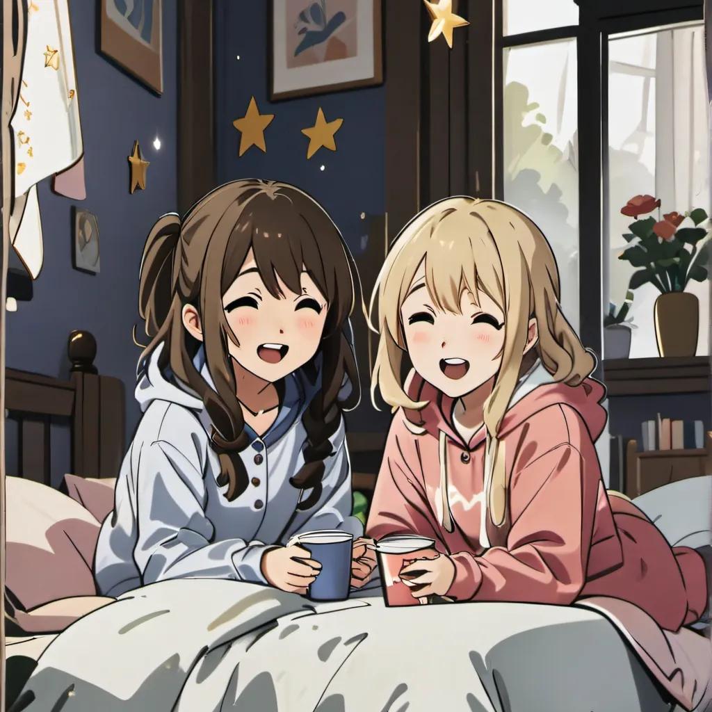 chat with ai character: sleepover