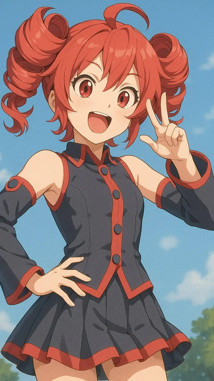 ai character: Kasane Teto background