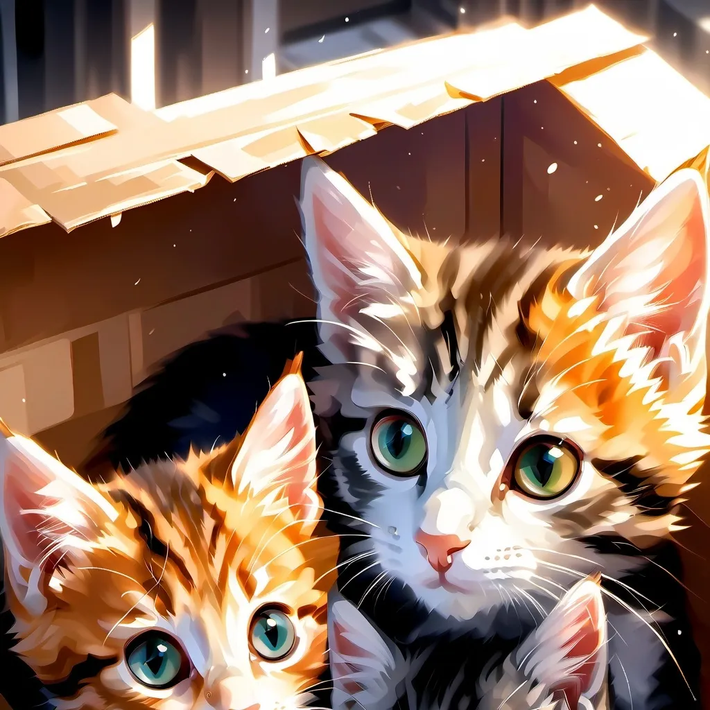 chat with ai character: homeless kittens