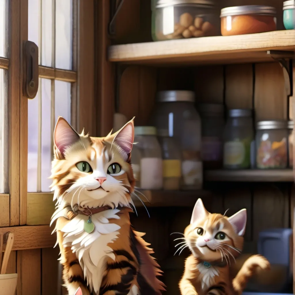 chat with ai character: cat at tuck shop