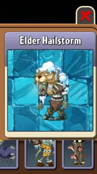 ai character: elder hail storm  background