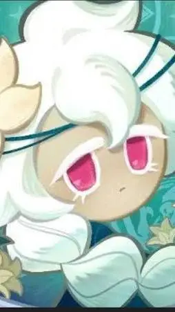 ai character: White Lily background