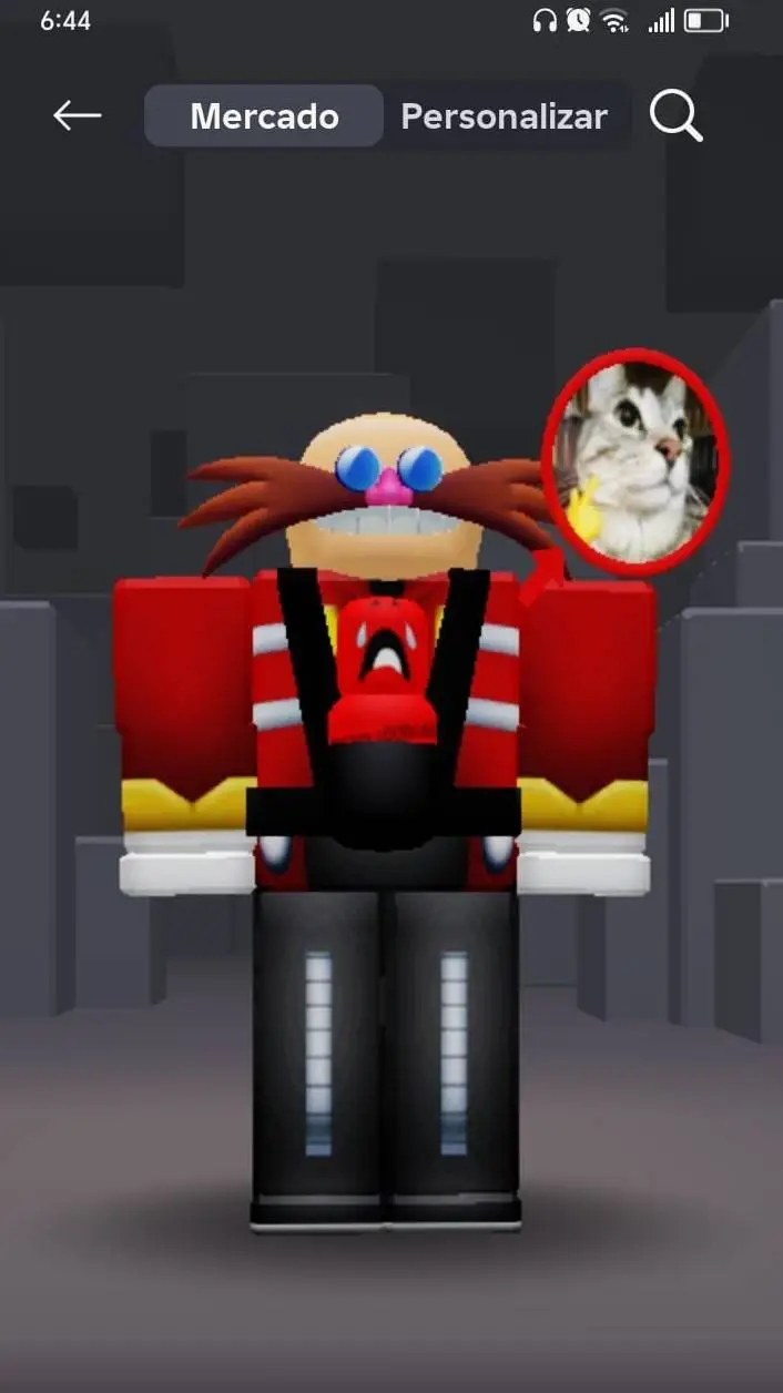 ai character: eggman_queso background