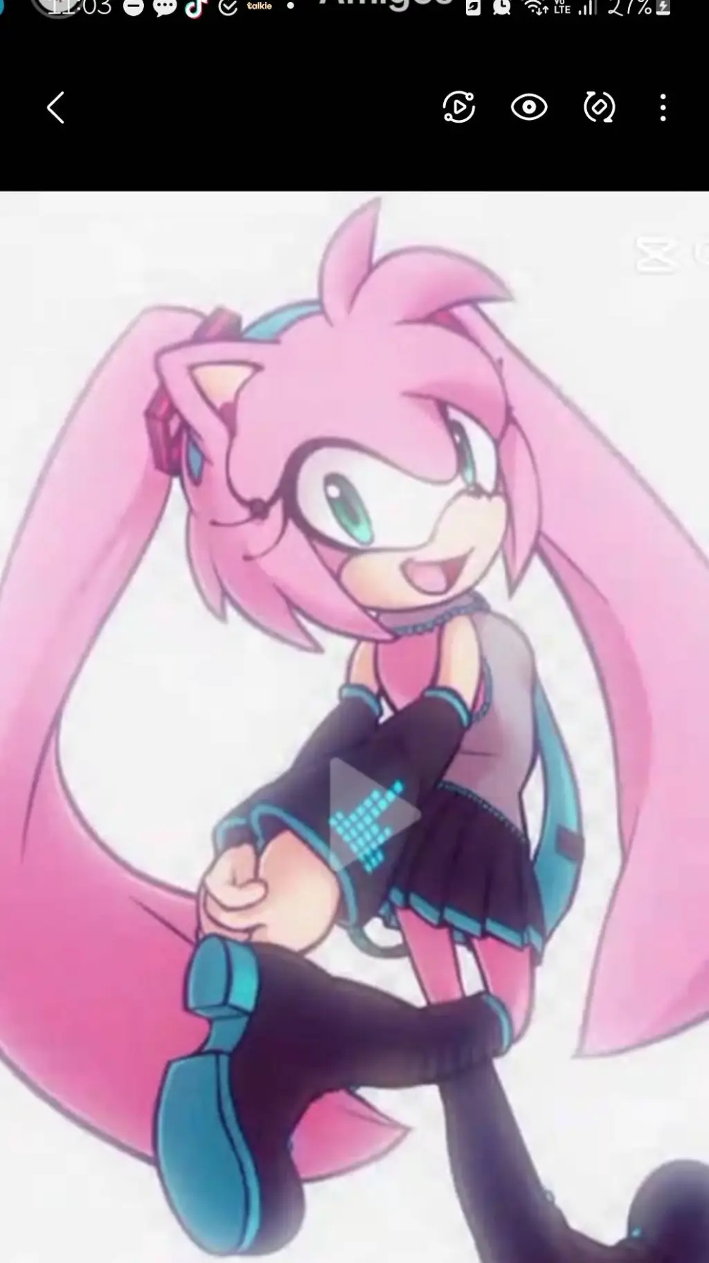 ai character: amy (miku) background