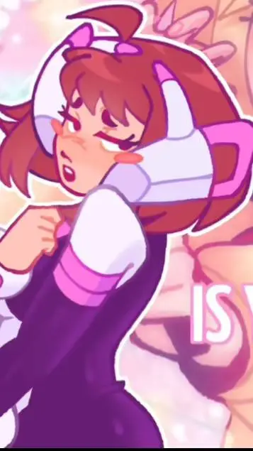 ai character: ochaco :) background