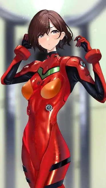 ai character: Madoka(Asuka suit) background