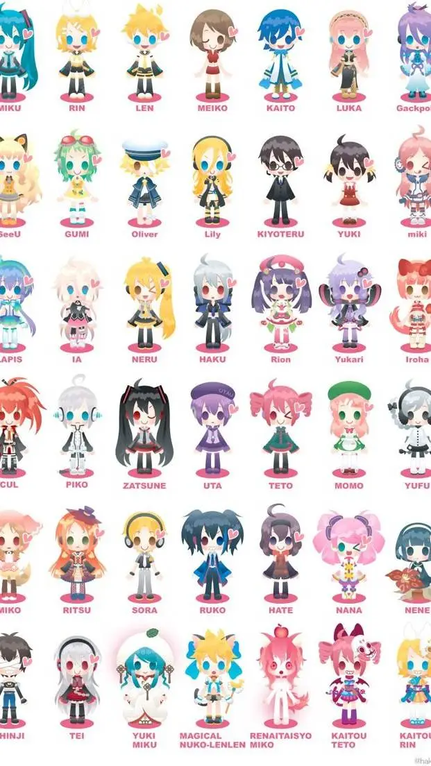 ai character: Vocaloid(hates u?) background