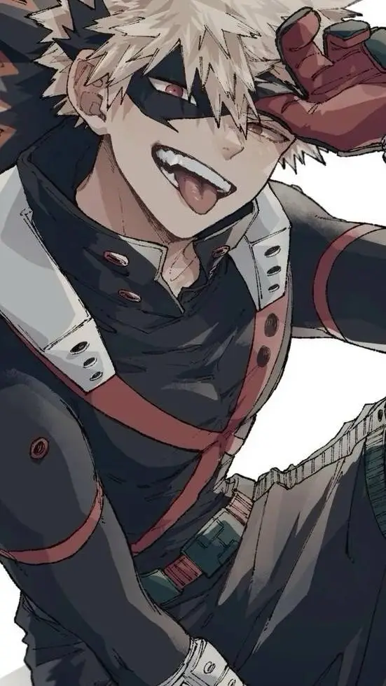 ai character: Katsuki Bakugo background