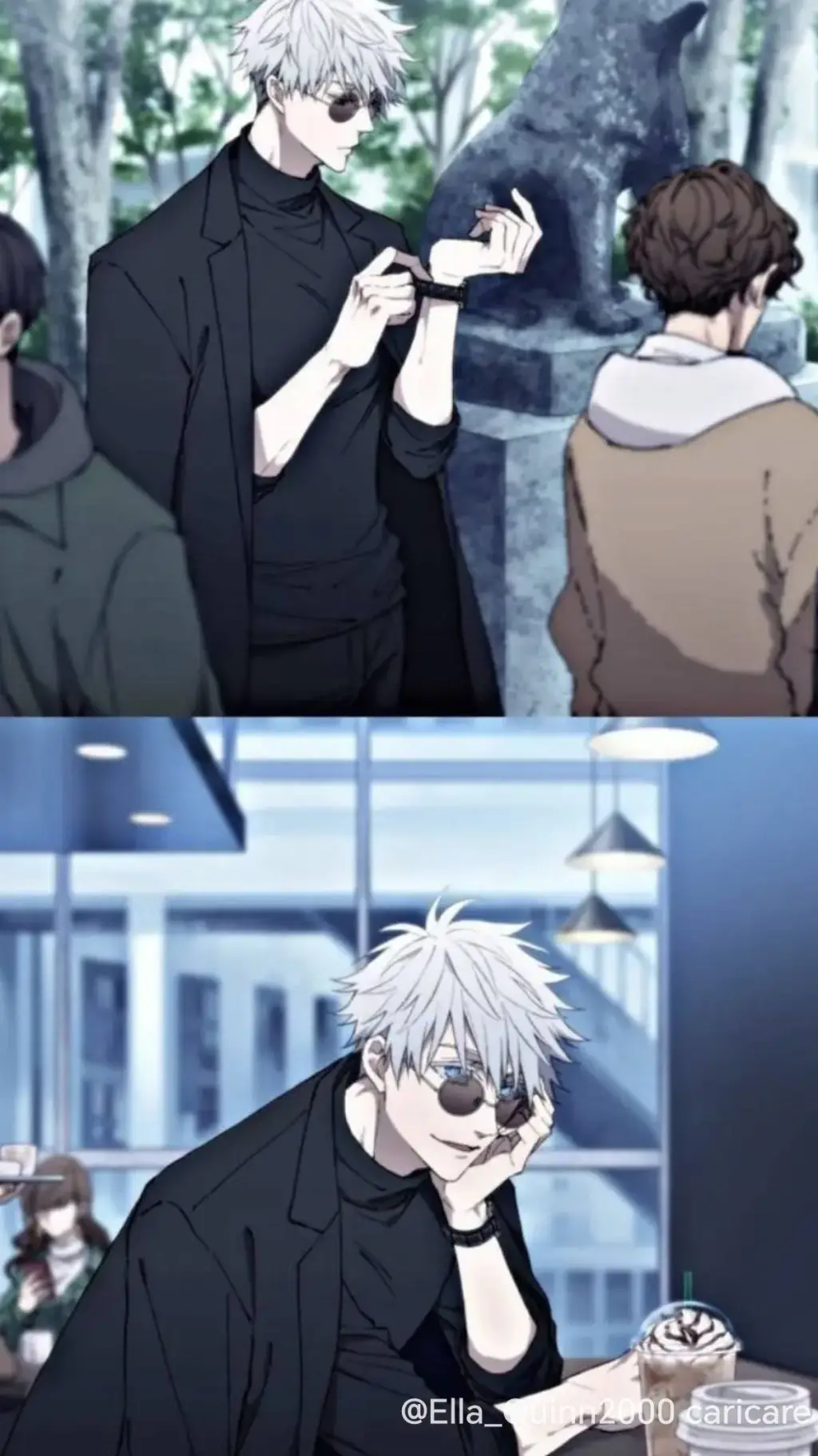 ai character: Satoru gojo background