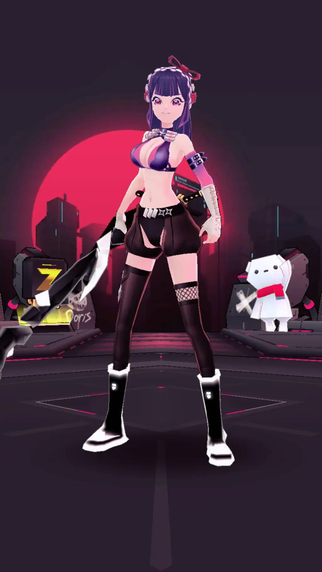 ai character: violetta  background