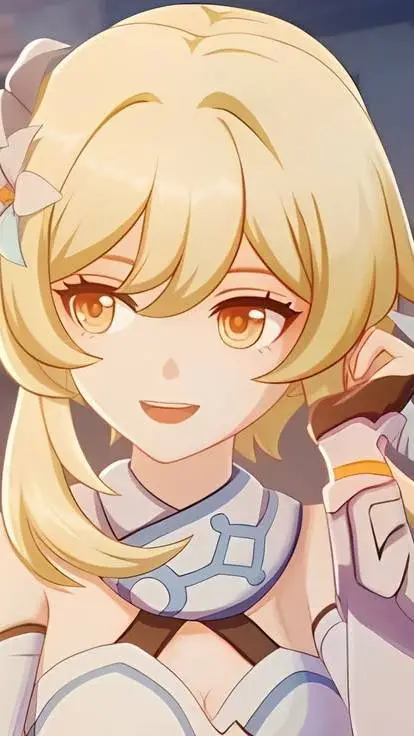 ai character: lumine  background