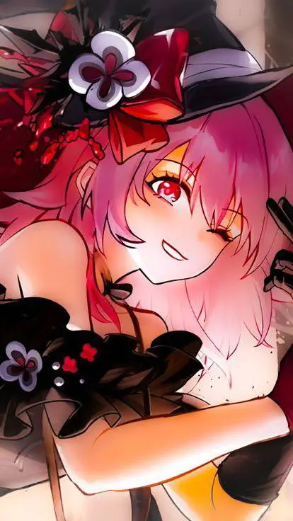 ai character: march 7th (witch) background