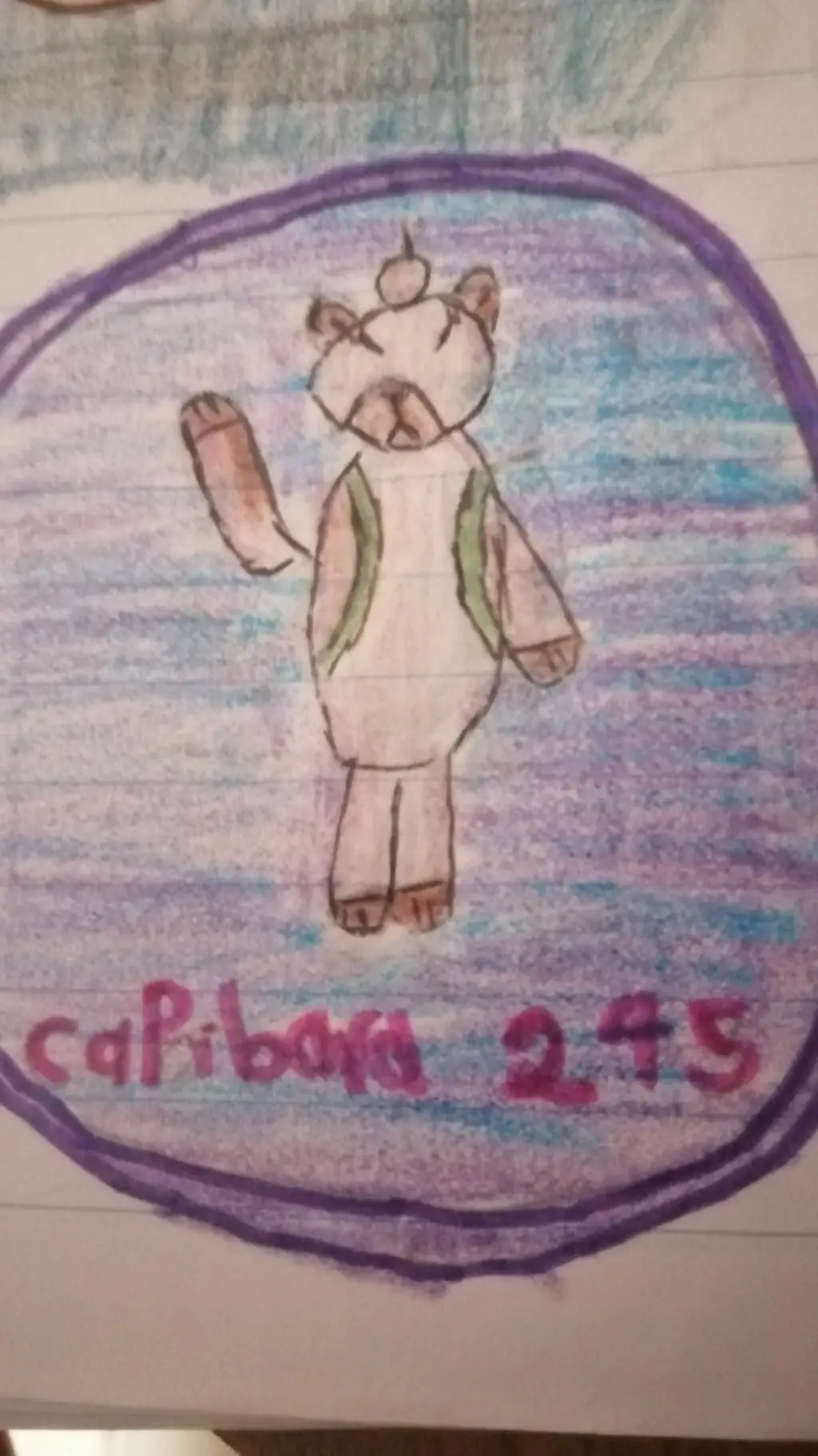 ai character: Capibara243  background