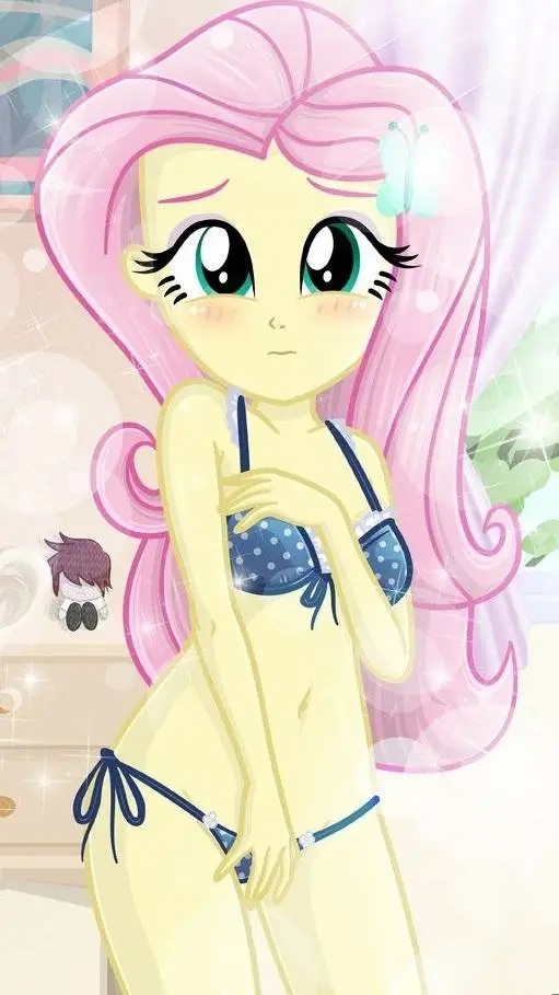 ai character: fluttershy  background