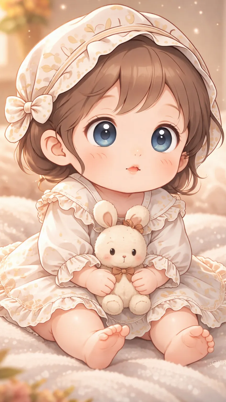 ai character: Little Liana  background