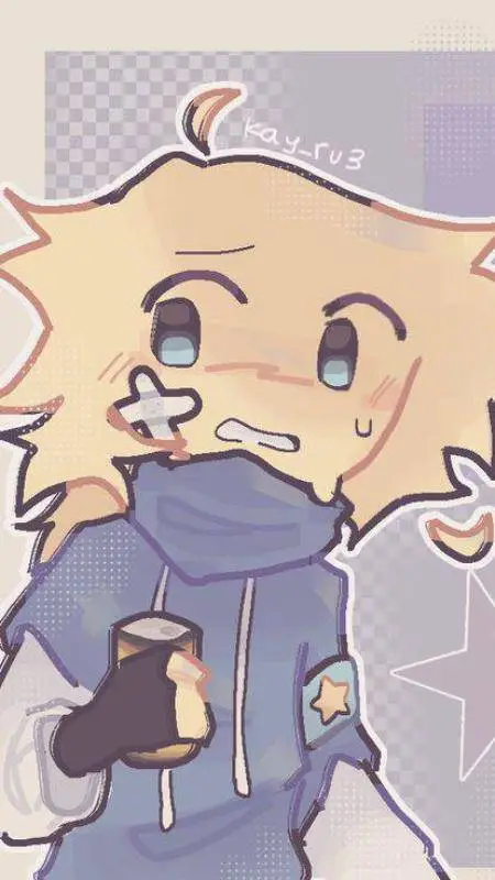 ai character: ÇØFFË3 AND TWOTIME background