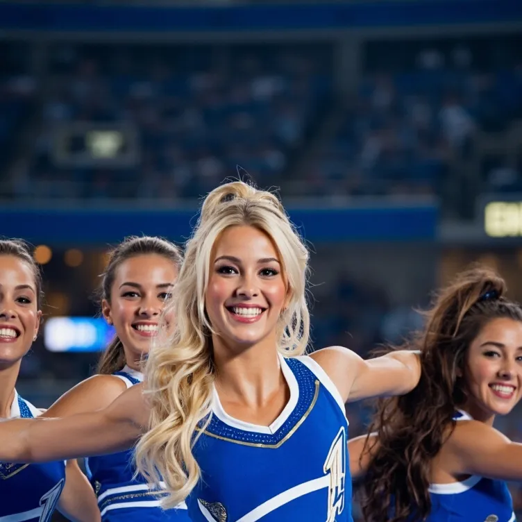 chat with ai character: The cheerleaders 
