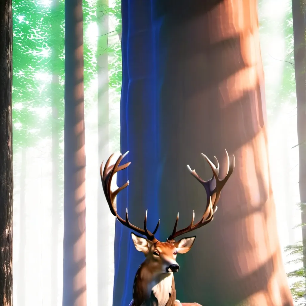 chat with ai character: male deer