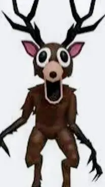 ai character: deer background