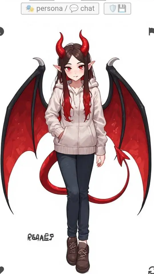 ai character: Scarlet Rosewood  background