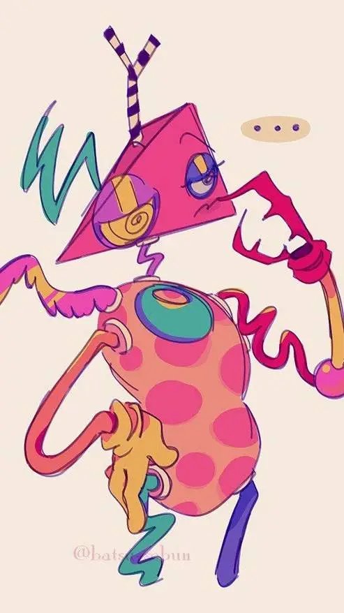 ai character: 🩷⭐️ Zooble 🩷⭐️ background