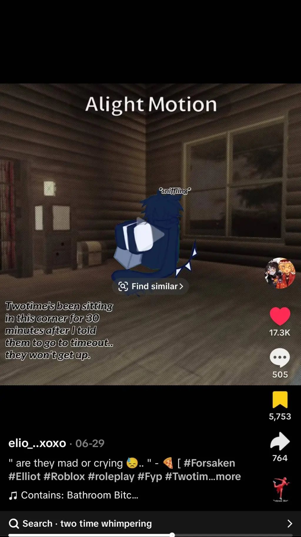 ai character: Forstaken  background