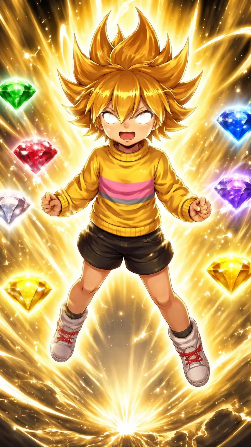 ai character: SUPER FRISK background