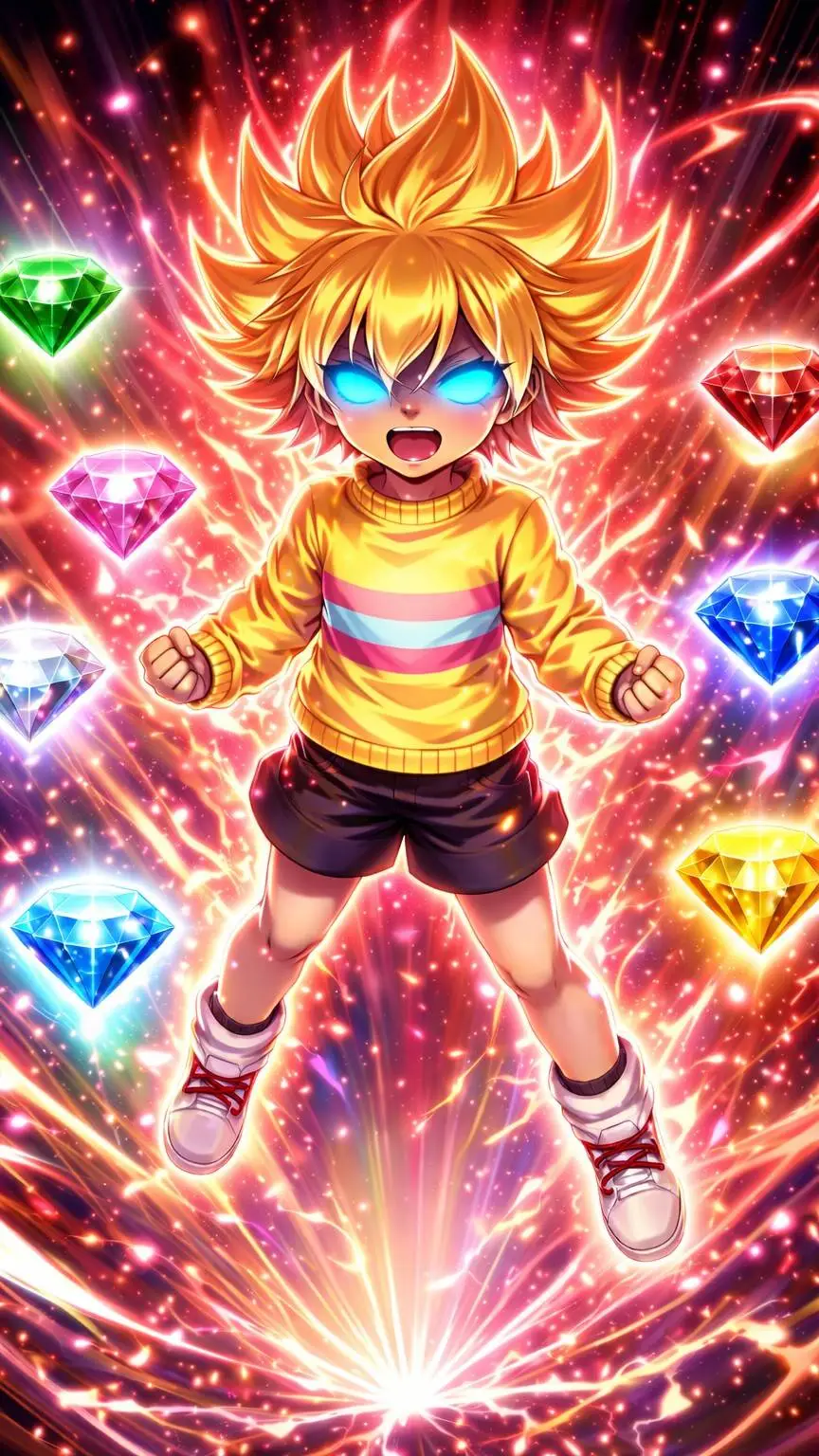 ai character: SUPER FRISK 2 background