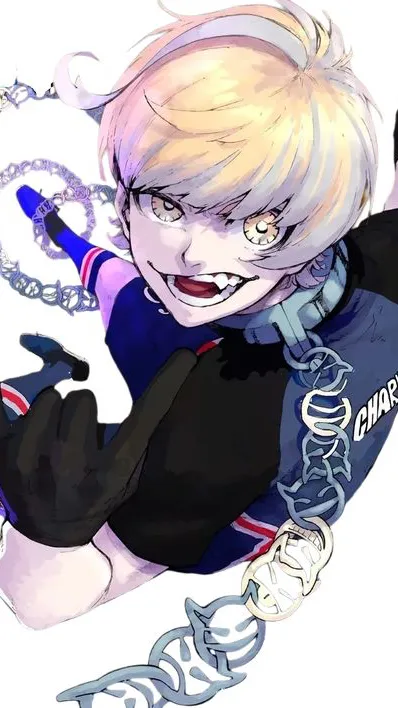 ai character: JJK mall background