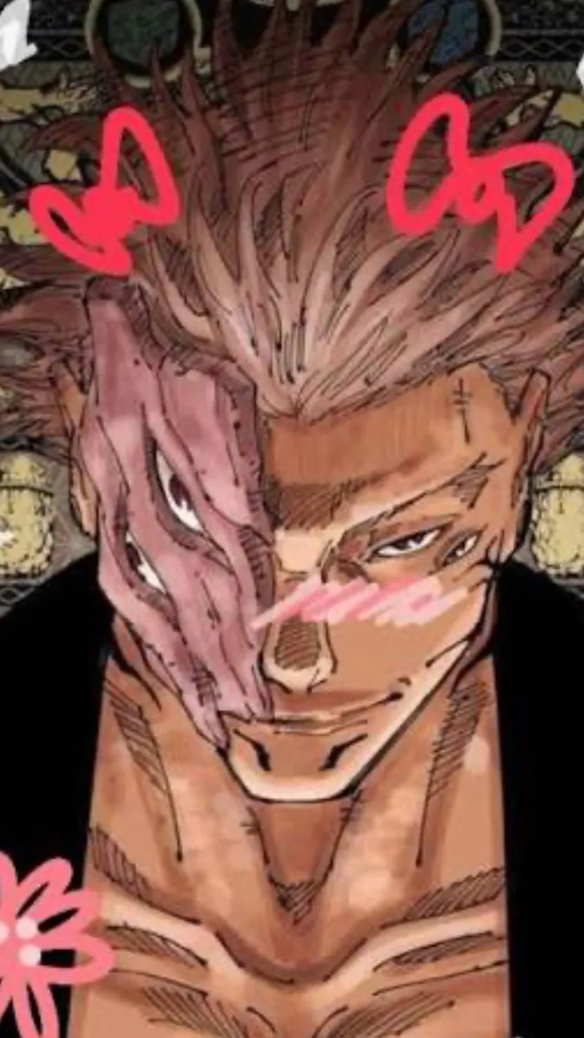 ai character: JJK Gojo vs sukuna background