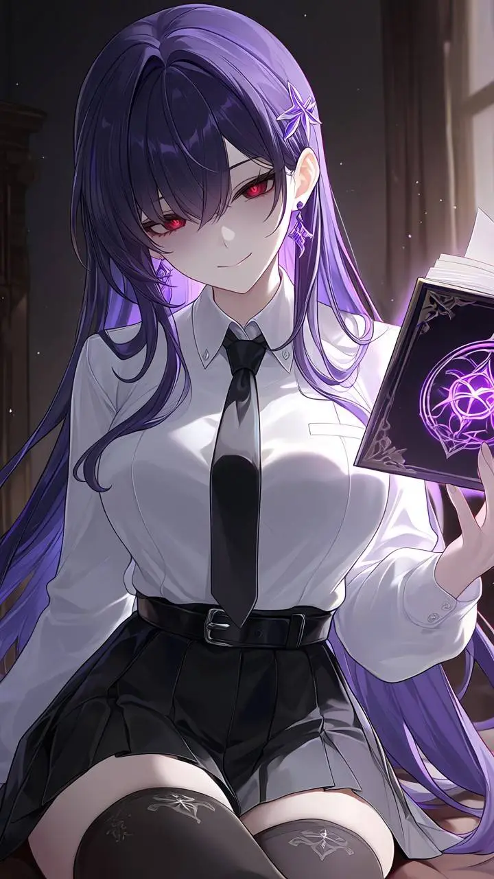 ai character: Celeste Grimm background