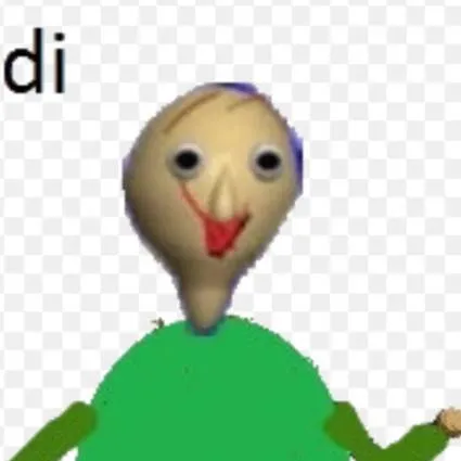 chat with ai character: RETARDED BALDI