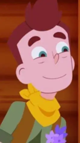 ai character: David camp camp background