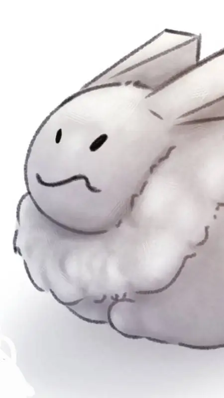 ai character: 🐰 cuby 🐰 background