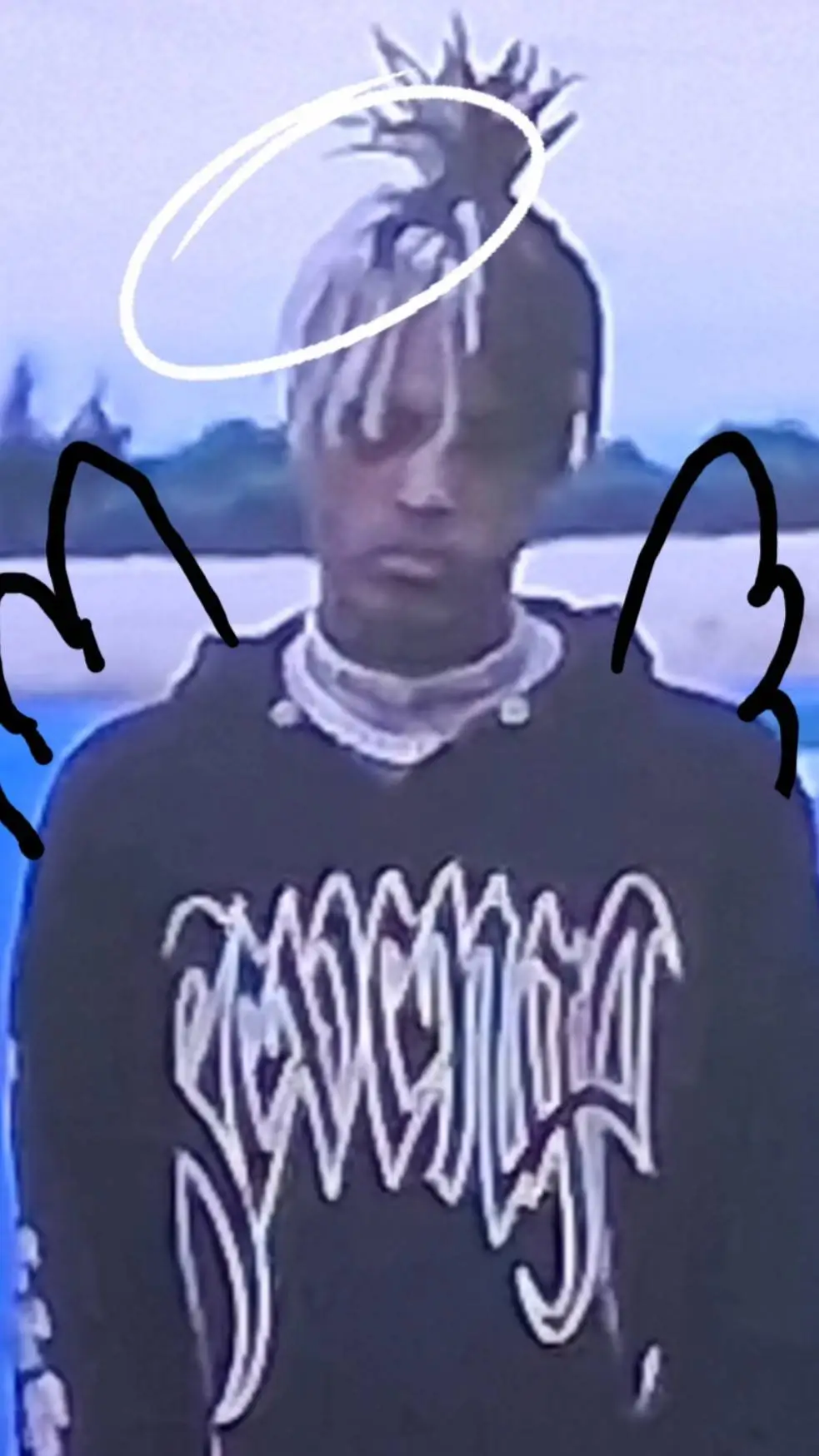 ai character: Xxxtentacion  background